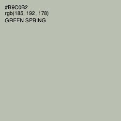 #B9C0B2 - Green Spring Color Image